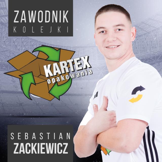Sebastian Zackiewicz MVP X kolejki!